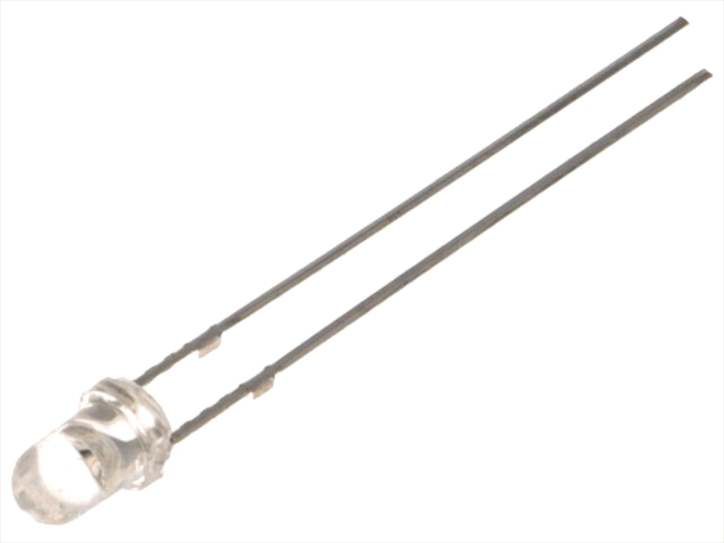 Led 12V, 3mm; verde; 3000-4200mcd; 12V; convex; OSG5DA3131A-12V