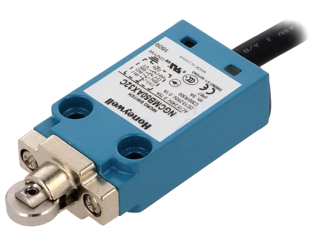 Limitator cursa, rola, NCx2, NOx2, 5A/30VDC, IP67, cablu 5m, NGCMB50AX32C, HONEYWELL