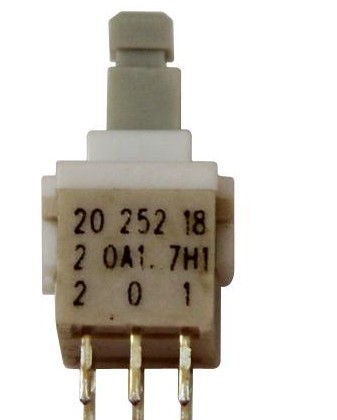 Push buton, tastatura, DPDT, ON-(ON), 17.5mm, 6 pini, PVA2OAH11.7NV2, C&K