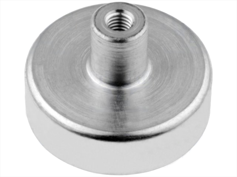 Magnet permanent, ferita, 40N, 25x8mm, GN50.2-HF-25-M4, ELESA+GANTER