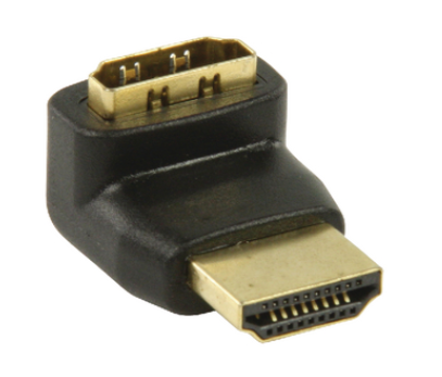 Adaptor, HDMI tata, HDMI mama, 270°, aurit, CA320R