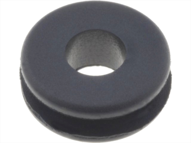 Presetupa cablu,Manşon; Øorif.mont: 5mm; Øorif: 3,1mm; gumă; neagră, FIX-GR-56, FIX&FASTEN