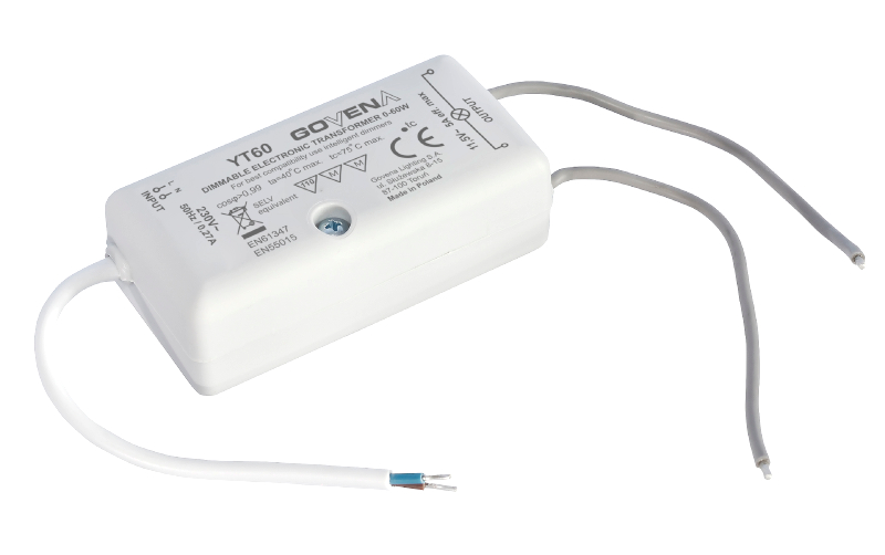 Sursa pentru lampi cu halogen, 230VAC/11.5VAC, 60W, TEG-YT-60