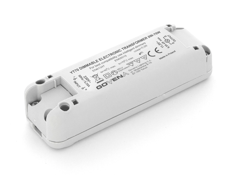 Sursa pentru lampi cu halogen, 230VAC/11.5VAC, 70W, TEG-YT-70