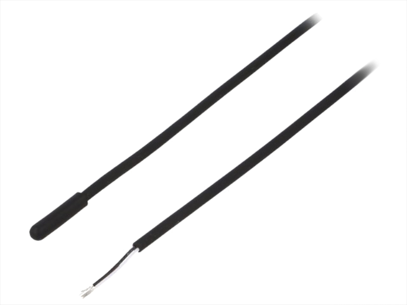 Sonda temperatura, NTC 10K, 5x20mm, 1.5m, 3977K, TT02-10KC3-1D-T105-1500, TEWA TEMPERATURE SENSORS