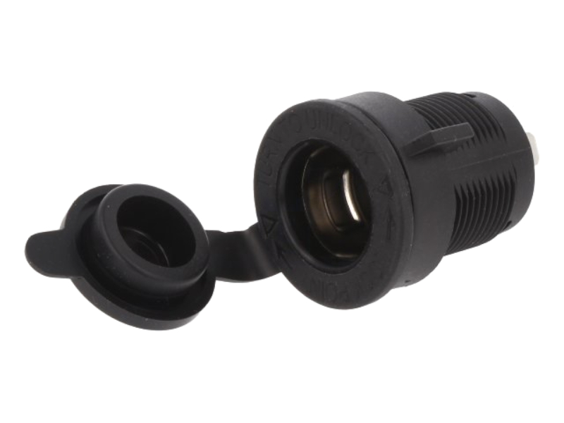 Adaptor soclu bricheta, auto; 12-24V, 20A, conector plat 6.3mm; A13-142A, SCI