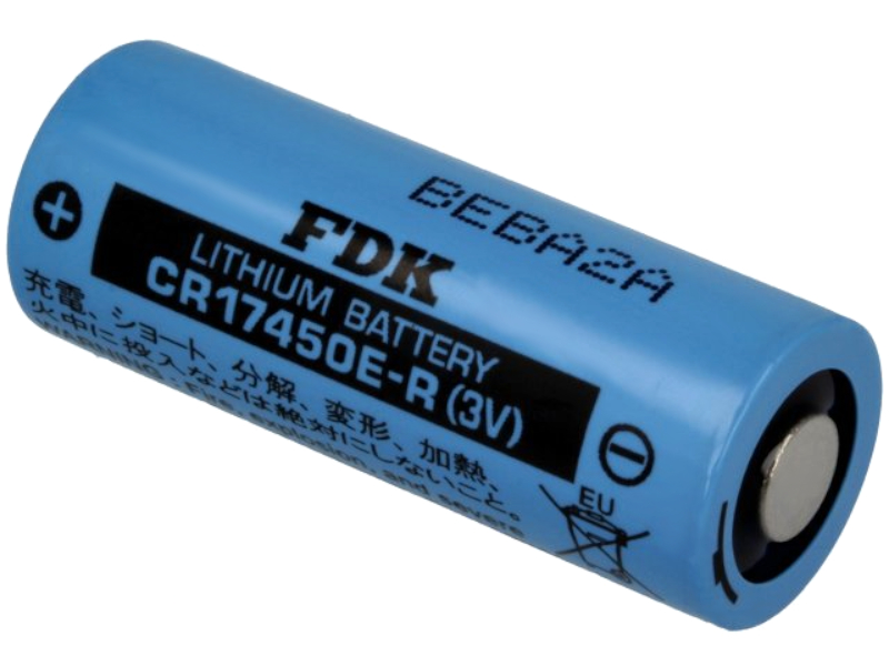 Baterie litiu, 3V, 4/5A, 2400mAh, CR17450E-R, FDK