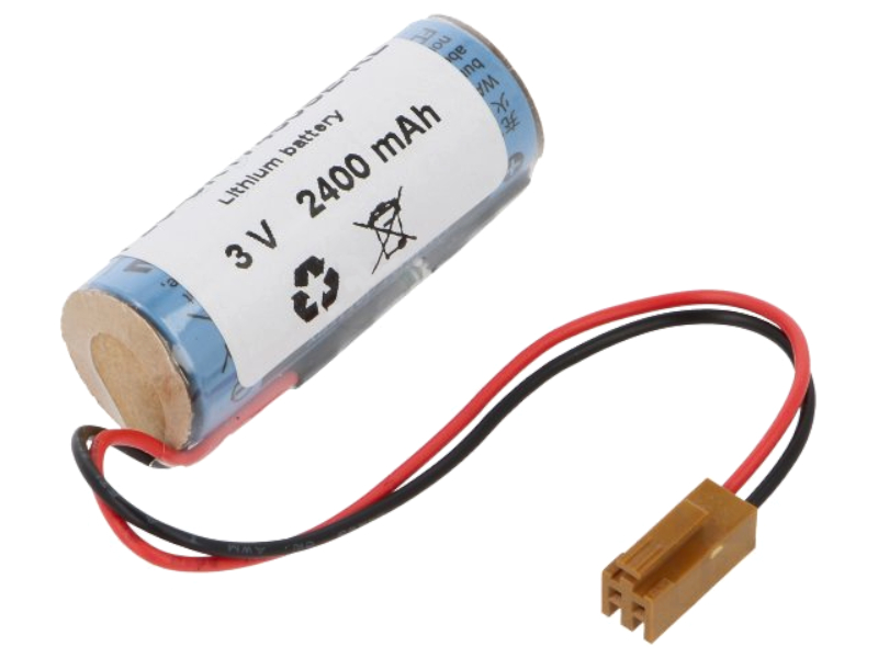 Baterie litiu, PLC, 3V, 4/5A, 2400mAh, CR17450SE-RL, FDK