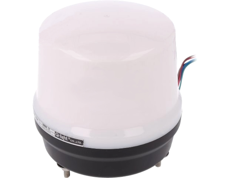 Semnalizator luminos şi acustic; 24VDC, IP65, multicolor, LED, 80dB, QMCL125-BZ-24, QLIGHT