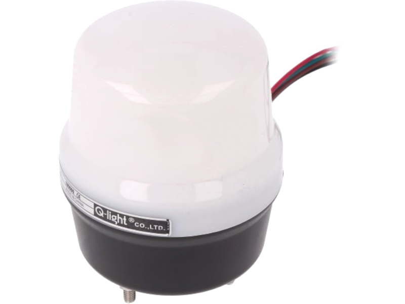 Semnalizator luminos şi acustic; 24VDC, IP65, multicolor, LED, 80dB, QMCL60-BZ-24, QLIGHT