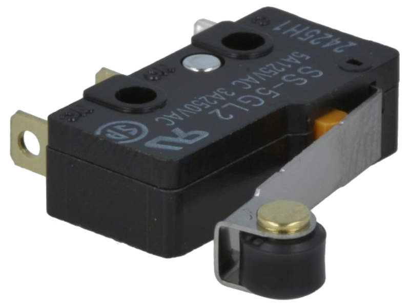 Microintrerupator cu maneta rola; SPDT, 5A/125VAC, ON-(ON), SS-5GL2, OMRON