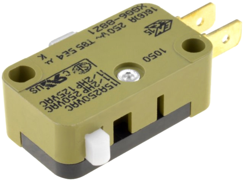 Microintrerupator buton, fara maneta, ON-(ON), 16A, SPDT, XGG6-88Z1, SAIA-BURGESS