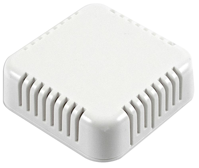 Cutie plastic, 60x60x20mm, ventilatie, 1551V3WH, HAMMOND