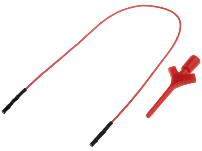 Clips rosu, de masurare, cu penseta, 2A, 51mm, AX-CP-06-R, AXIOMET