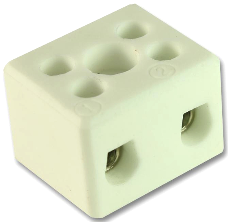 Regleta portelan, 41A, 450V, 2pini, 3.5mm, CHTB6/2N, CAMDENBOSS