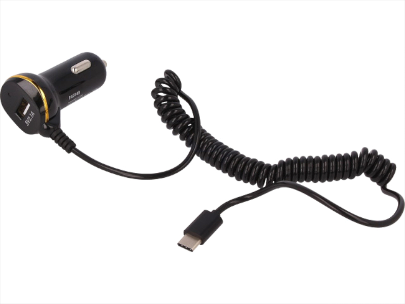 Sursa de alimentare auto; USB A soclu, USB C mufa, 5V/2.1A, PA0148, LOGILINK
