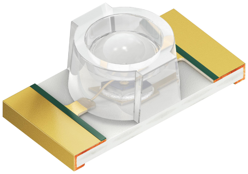 Led emitator, infrarosu, 1.6-2V, 70mA, putere optica 20mW, 850nm, carcasa 1206, SFH4052, OSRAM