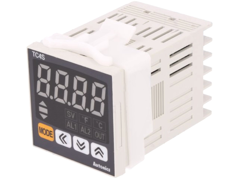 Termostat de temperatura, termostat cuptor, -1999C/+9999C, SPST-NO, SSR, 100-240VAC, 45x45mm, TC4S-N4R, AUTONICS