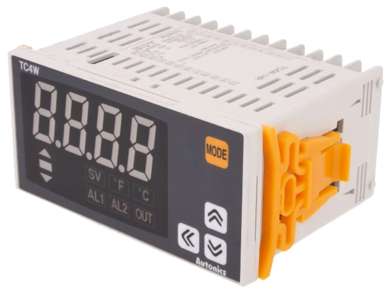 Termostat de temperatura, -1999C/+9999C, 2xSPST-NO, SSR, 24VAC, 92x45mm, TC4W-14R, AUTONICS