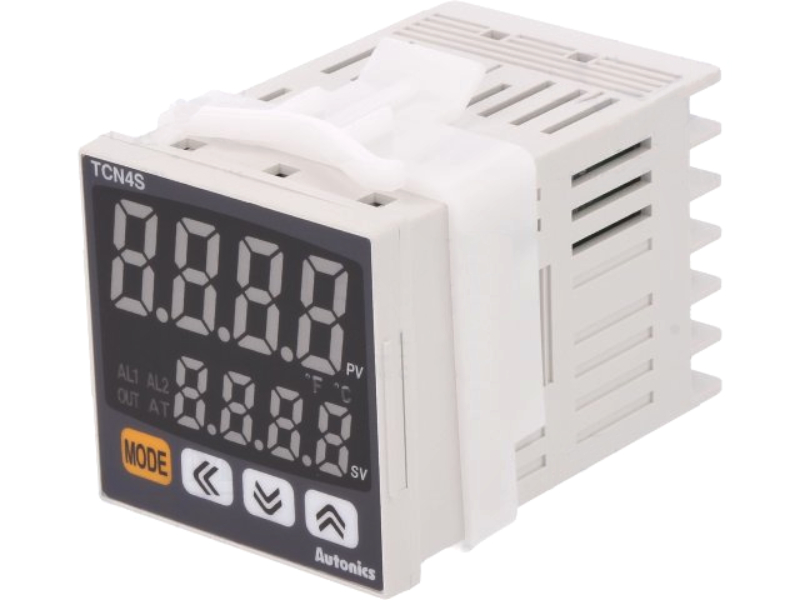 Termostat de temperatura, 99C/+9999C, 3xSPST-NO, SSR, 24VAC, 24-48VDC, 45x45mm, TCN4S-22R, AUTONICS