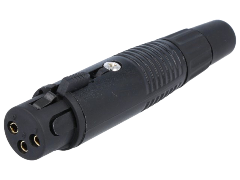 Conector XLR, mamă, 3 PINI, XLR-3G-G, NINIGI