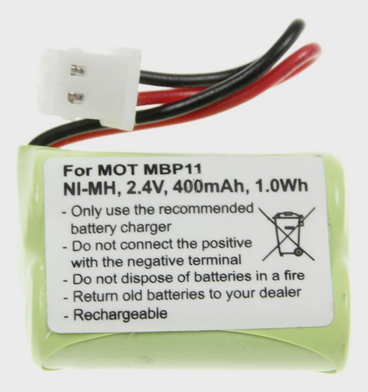Acumulator 2.4V, NI-MH, 400mAh, MBP11