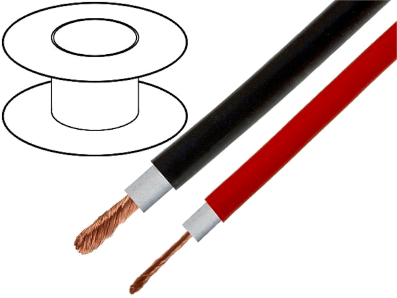 Conductor 2.5mm2, izolatie silicon, rosu, 1000V, LI2G-2.50MM2-RT