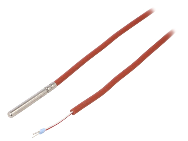 Sonda temperatura Pt1000, -40...200°C, 6x50mm, 1.5m, 2 FIRE, TT4M-PT1000B-T200-1500, TEWA TEMPERATURE SENSORS