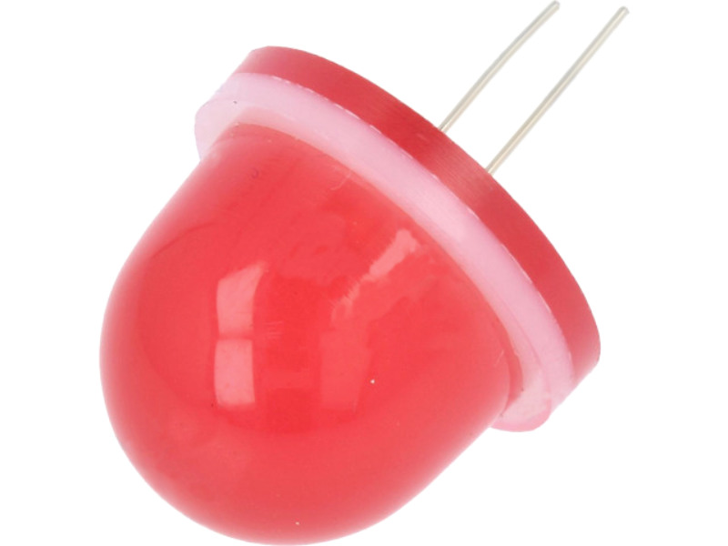 Led 16mm, rosu, 650-3000mcd, convex, 4-4.2V, CQL-733-2, POLAM-ELTA