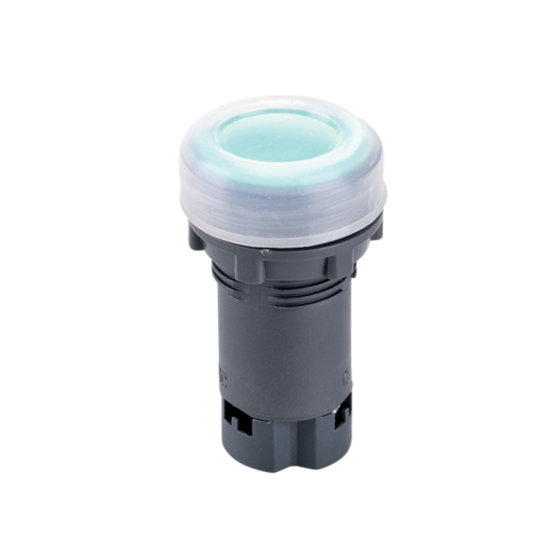 Buton panou, push, verde, monostabil, cu revenire, IP44, NO, 6A, 400V, EL-EA31