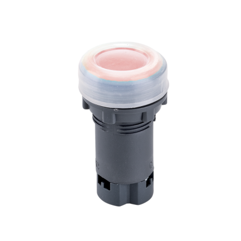 Buton panou, push, rosu, monostabil, cu revenire, IP44, NC, 6A, 400V, EL-EA42