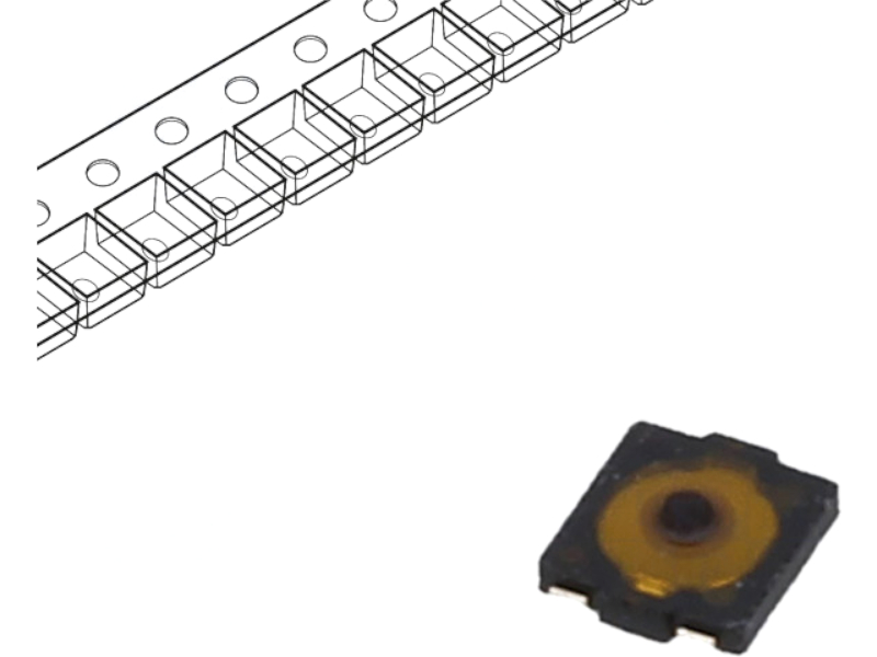 Microtach monostabil, 3.4x2.9mm, SMD, EVPAYF1BA, PANASONIC