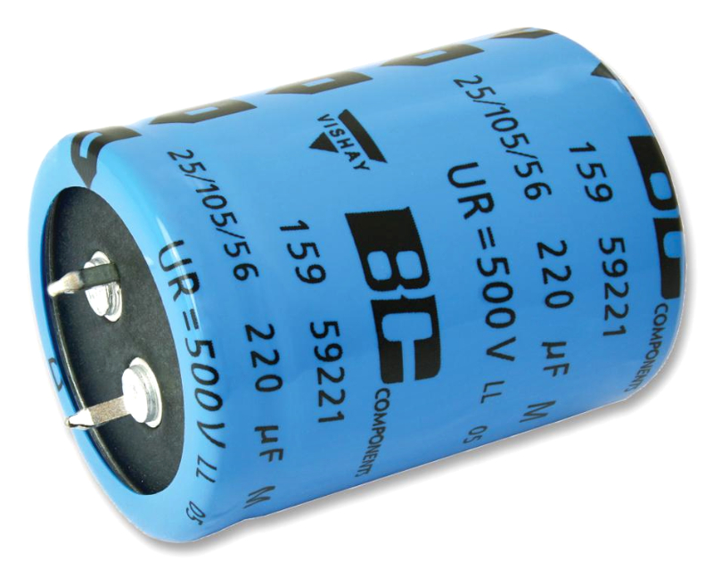 180uF/500V, Condensator electrolitic, 30x35mm, MAL215959181E3, VISHAY