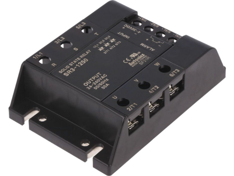 Releu Solid State, trifazat, 50A, 24-240VAC, SR3-1250, AUTONICS