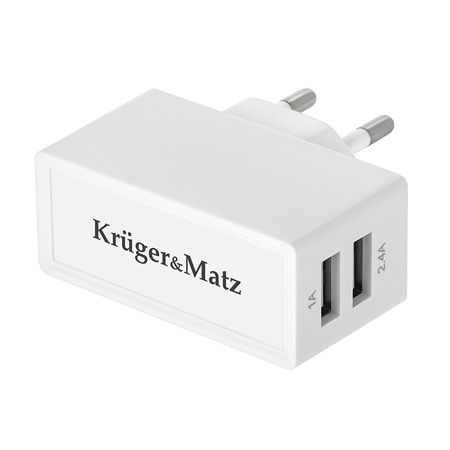 Alimentator USB, AC/DC, 2xUSB, 1x2400mA, 1x1000mA, USB0017-2.4