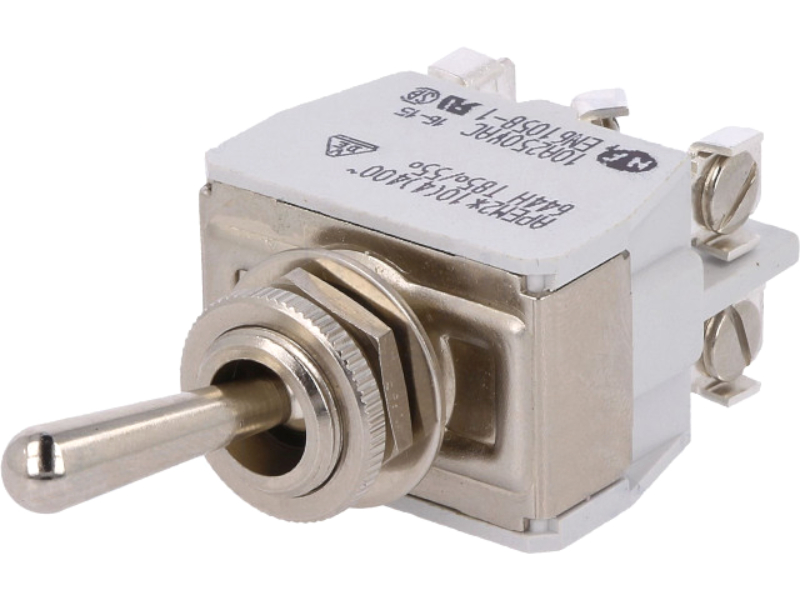 Intrerupator basculant, DPDT, ON-ON-ON, 10A, 250V, 644H, orificiu montare Ø12.2mm, APEM