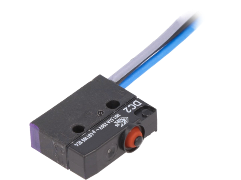 Microintrerupator, fara maneta, 10A/250VAC, ON-(ON), DC2C-C3AA, CHERRY