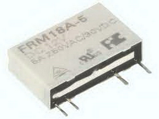 Releu 24VDC, slim, 5A, SPTS-NO, FRM18A-24VDC