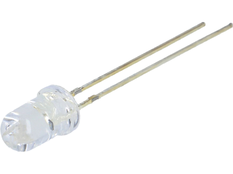 Led 5-20V, 5mm, portocaliu, 22000mcd, convex, circuit stabilizator, OS5OGA5111A-CRLED18