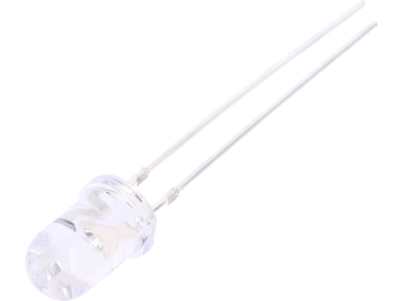 Led 5.5-20V, 5mm, verde, 12000mcd, convex, circuit stabilizator, OSG5DA5A31A-CRLED14