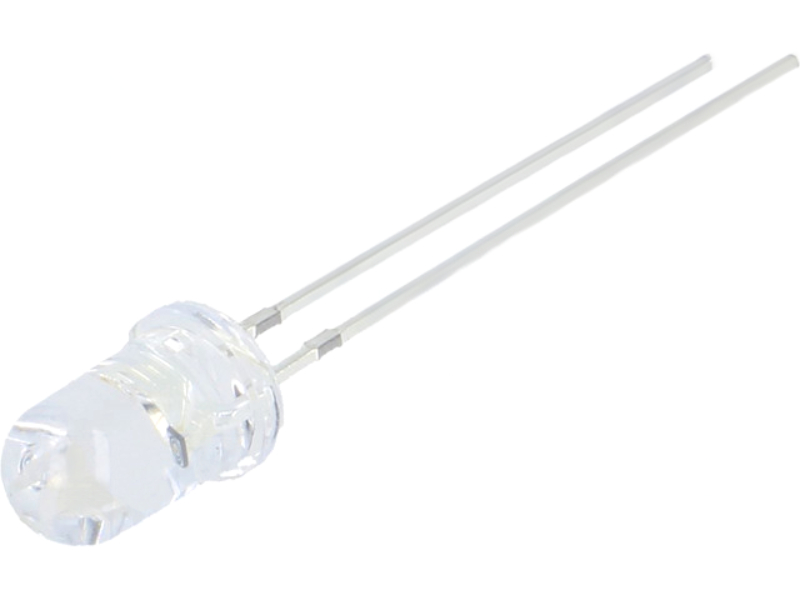 Led 5-20V, 5mm, galben, 14400mcd, convex, circuit stabilizator, OSY5MA5111A-CRLED18