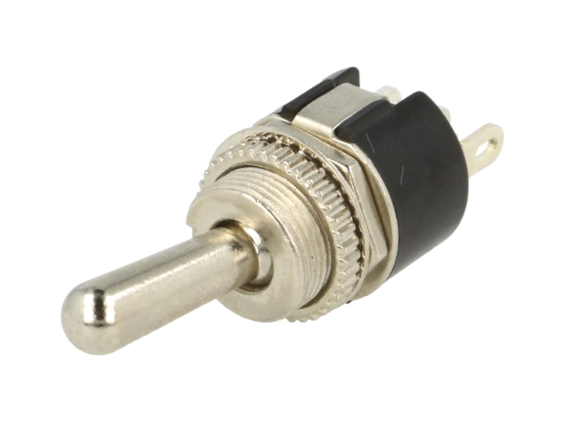 Intrerupator basculant, ON-ON, 3A, 3 pini, SPDT,orificiu montare Ø12.2mm, R13-37