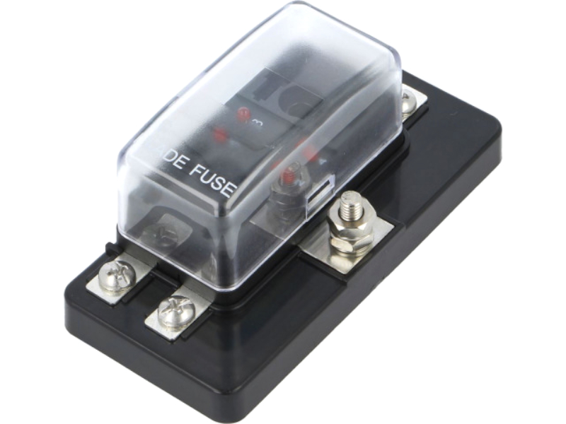 Cutie suport sigurante auto, 4 pozitii, 19mm, 30A, 32V, R3-76-07-3L104, SCI