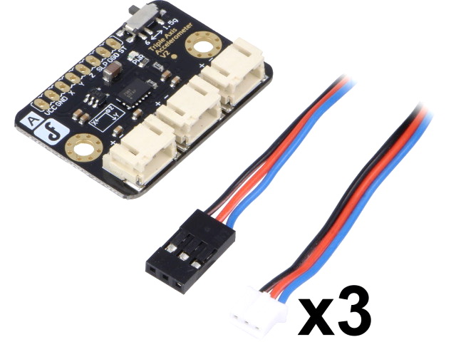 Modul senzor, accelerometru, ±5, ±6g, MMA7361LC, DFR0143, DFRobot