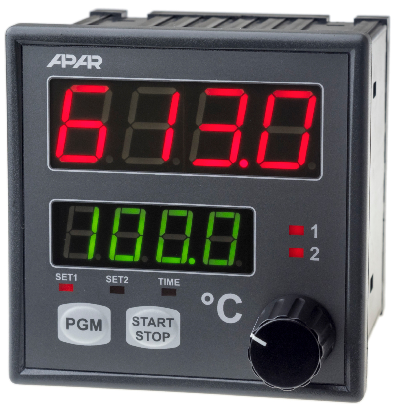 Termostat, regulator, temperatura, timer timp, 0-8640min, 92x89mm, 2x relee, 250VAC/2A, 250VAC/8A, AR613P/P, APAR