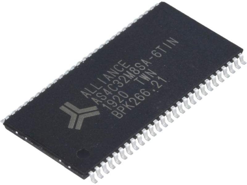 Memorie 256MBIT, SDRAM, 32M x 8bit, AS4C32M8SA-6TIN
