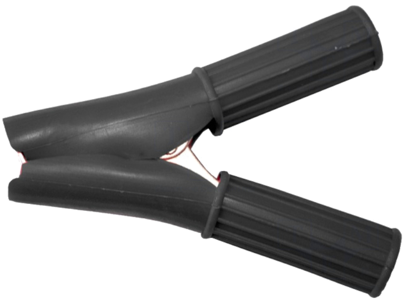 Bornă crocodil; 50A; Capacitate prindere: max.29mm; roşie, BU-46A-0L, MUELLER ELECTRIC