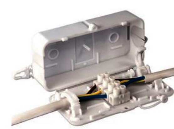 Cutie conexiuni, 4 CAI, 24A, 28.5x53x97mm, IP20, DEBOX, HYLEC