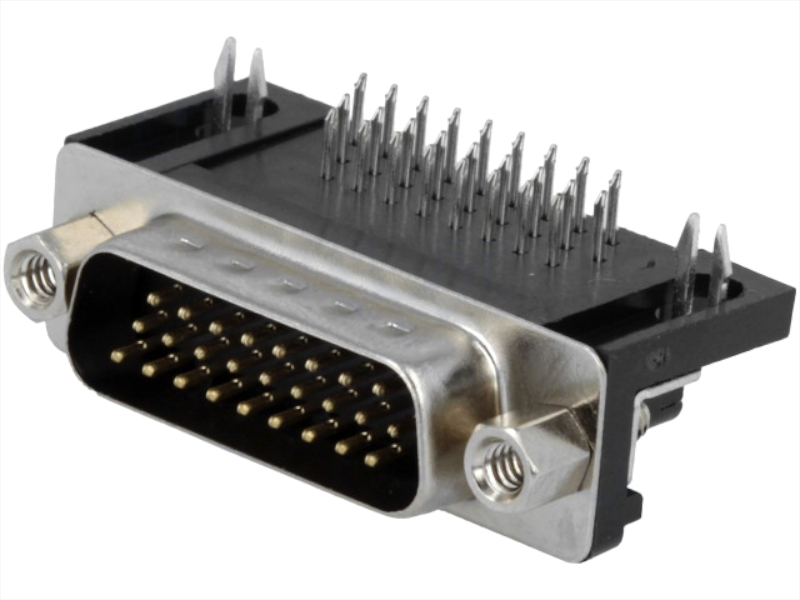 Conector 26 pini, in unghi, tata, D-SUB HD, pcb, DS1038-26MBNSIA74