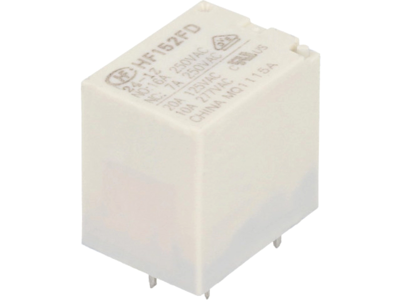 Releu 24VDC, 17A, SPDT, HF152FD/24-1Z
